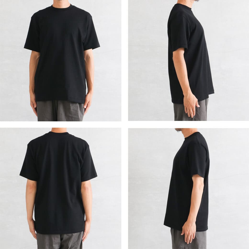 Hanes ヘインズ クルーネック Tシャツ クロ｜BORN FREE ONLINE SHOP