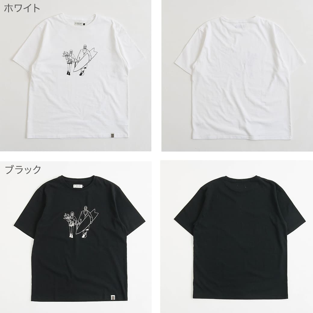 Rily's Party ブラック Tシャツ Lサイズ WOMAN/直営店限定》SHEER LAYERED PRINT T-SHIRT/シアー