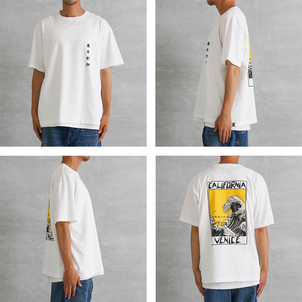 AMERI VINTAGE ノールールフォーライフ Tシャツ ILL ONE EIGHTY イルワンエイティー アメリカンウェーブ