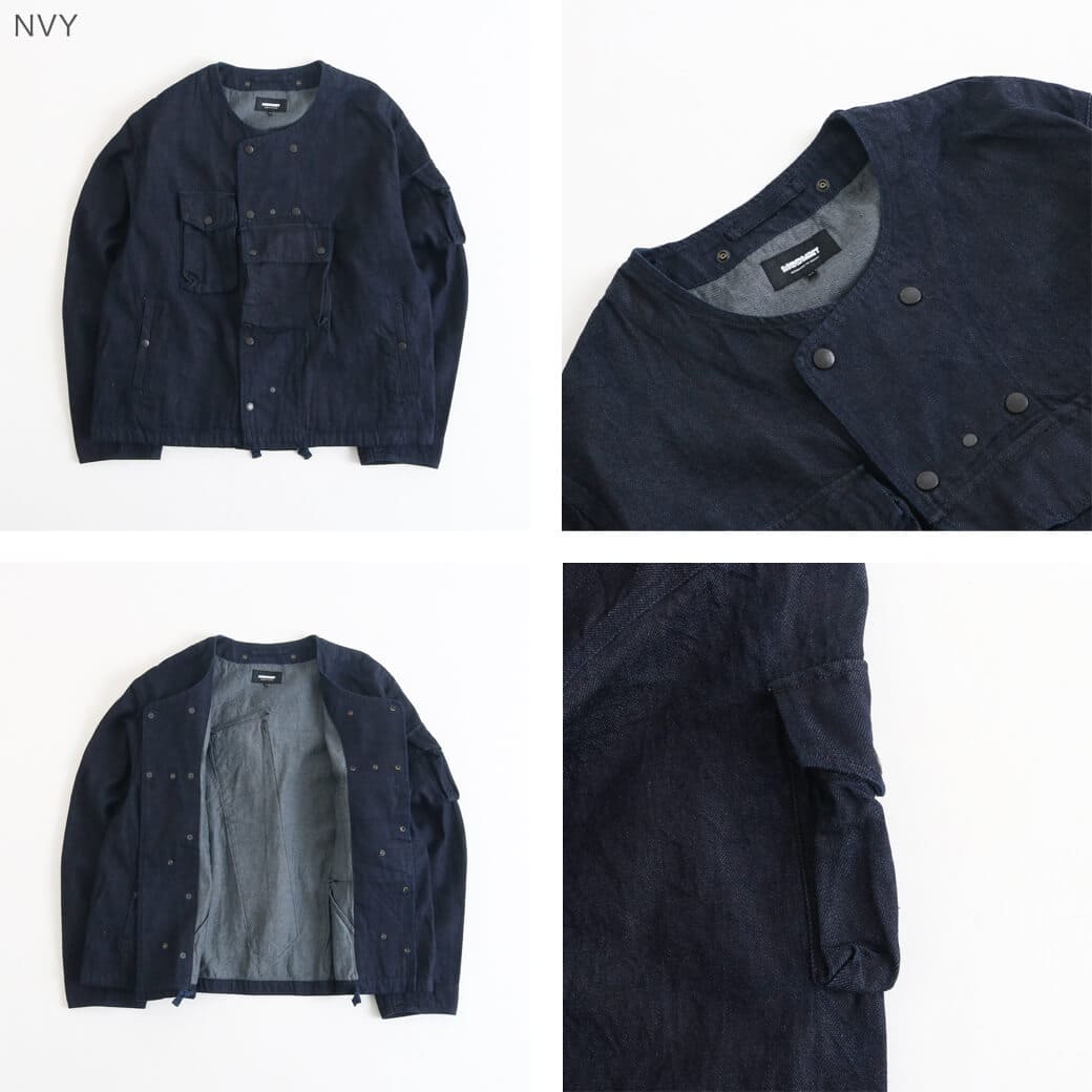 モドメント(M) COLLARLESS JKT カラーレス ジャケット MODMNT モドメント カラーレス ジャケット｜BORN FREE ONLINE SHOP