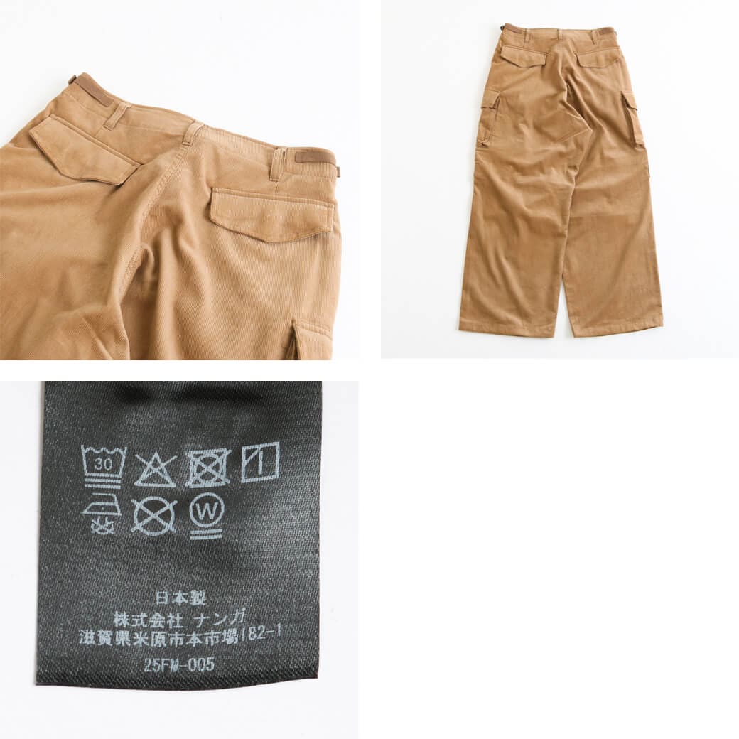MODMNT モドメント ミル カーゴ コーデュロイパンツ｜BORN FREE ONLINE
