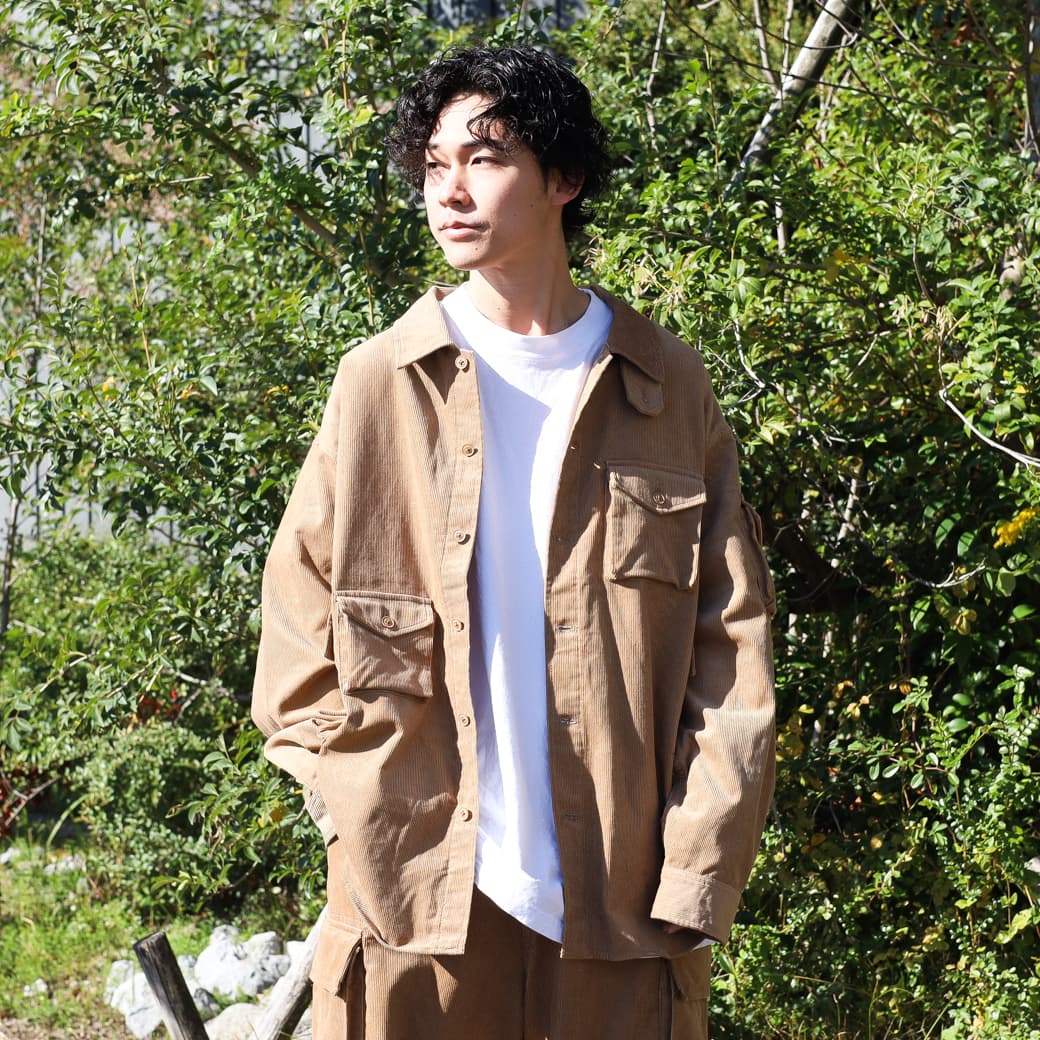 MODMNT モドメント コーデュロイ ユーティリティー CPO シャツ