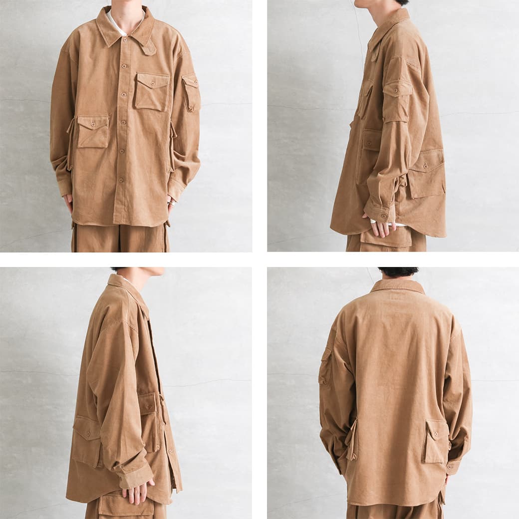 MODMNT モドメント コーデュロイ ユーティリティー CPO シャツ｜BORN