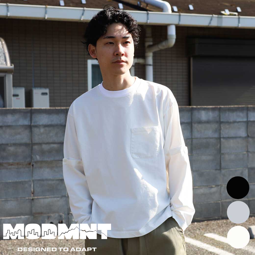 MODMNT モドメント ディタチャブル ロング スリーブ TEE｜BORN FREE