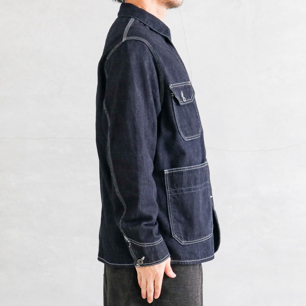 桃太郎ジーンズ　デニムオーバーオール　M お待たせしました！新作オーバーオール!!!｜MOMOTARO JEANS MOMOTARO