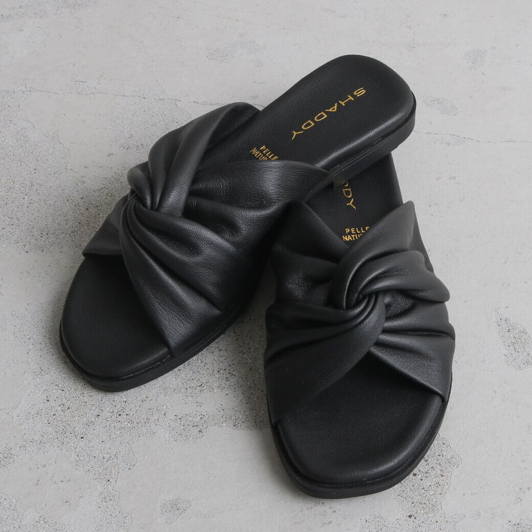 SHADDY シャディー ツイストギャザーサンダル｜BORN FREE ONLINE SHOP