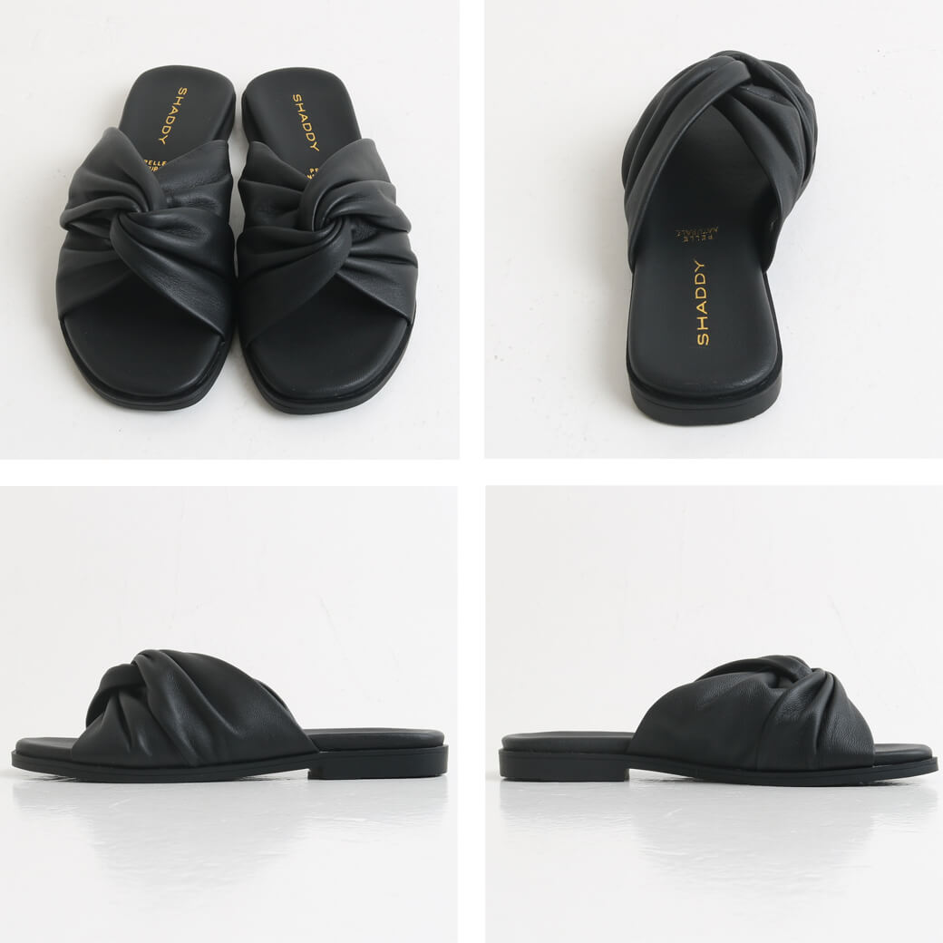 SHADDY シャディー ツイストギャザーサンダル｜BORN FREE ONLINE SHOP