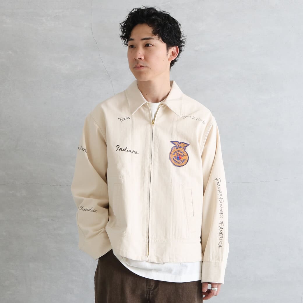 THRIFTY LOOK スリフティールック ヘリンボーンツイル メモリアル FFAジャケット