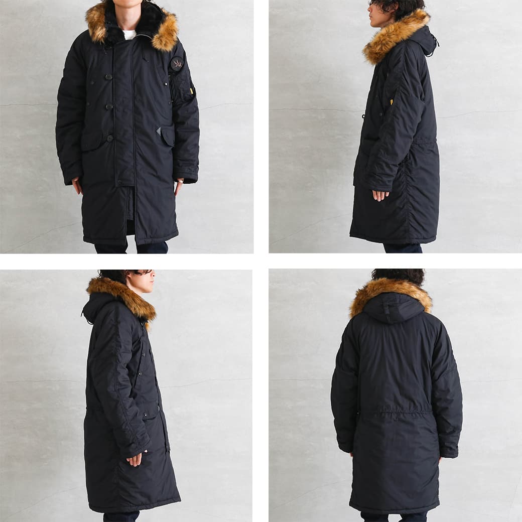 ジャケット・アウター SPIEWAK N-3B SPIEWAK N-3B Military Coat Jacket Nylon men Size 38 navy
