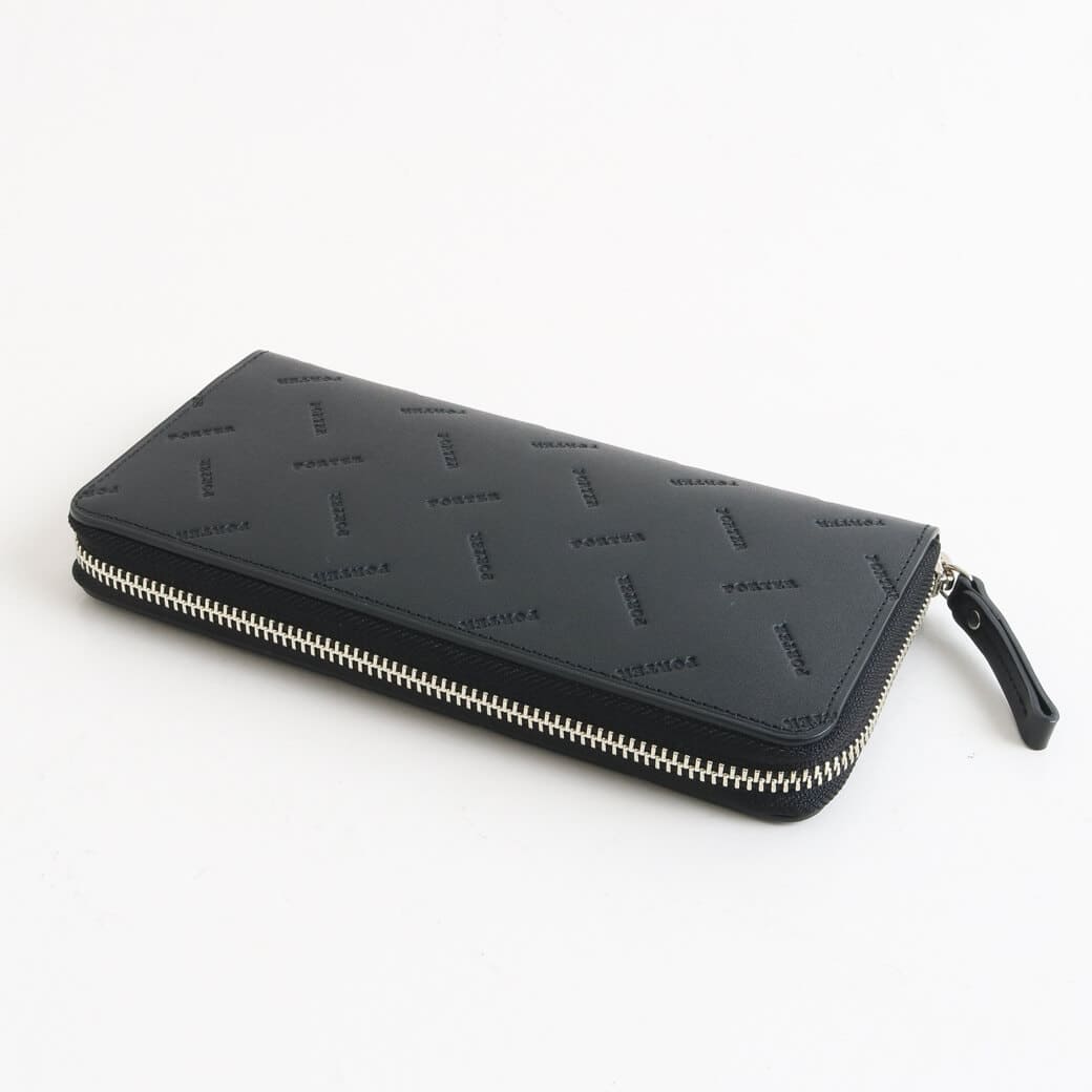 ✨希少✨ポーター エンチェイスウォレット ラウンドファスナー　レザー　ブラック 1/4まで10％OFF】ポーター エンチェイス ウォレット｜BORN FREE ONLINE