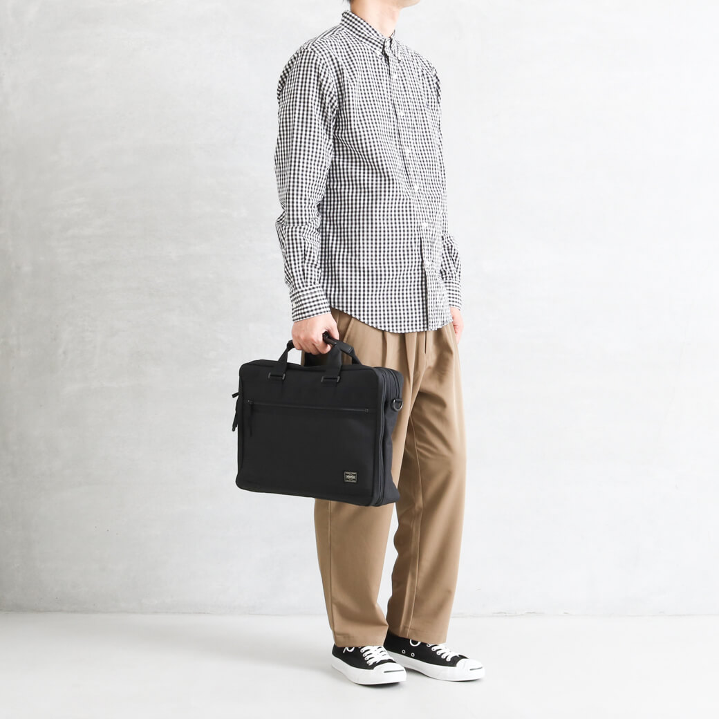 【未使用級】PORTER ポーター 2way ブリーフケース HYBRID(ハイブリッド) 2WAY BRIEFCASE(S) | 吉田カバン