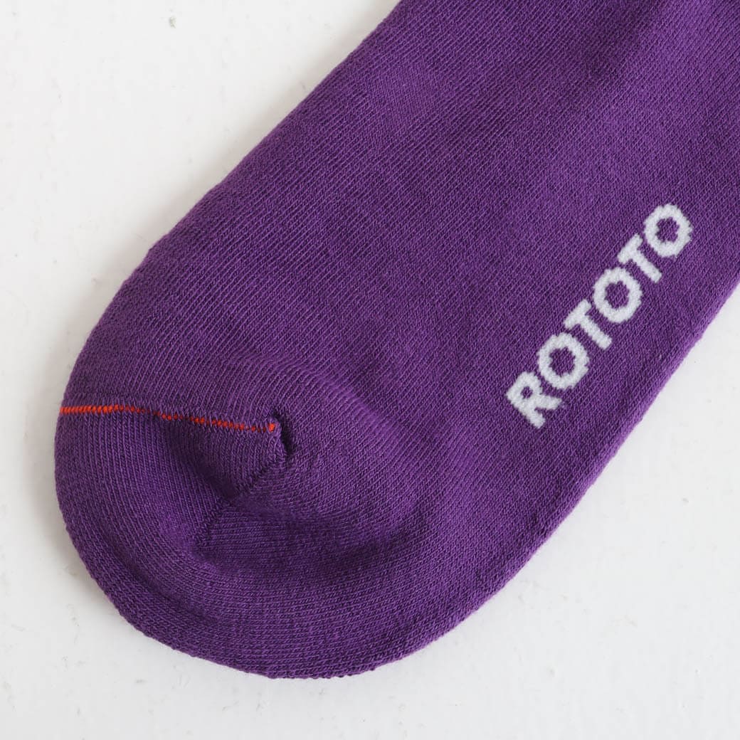 ROTOTO ロトト FINE PILE STRIPED CREW SOCKS｜BORN FREE ONLINE SHOP