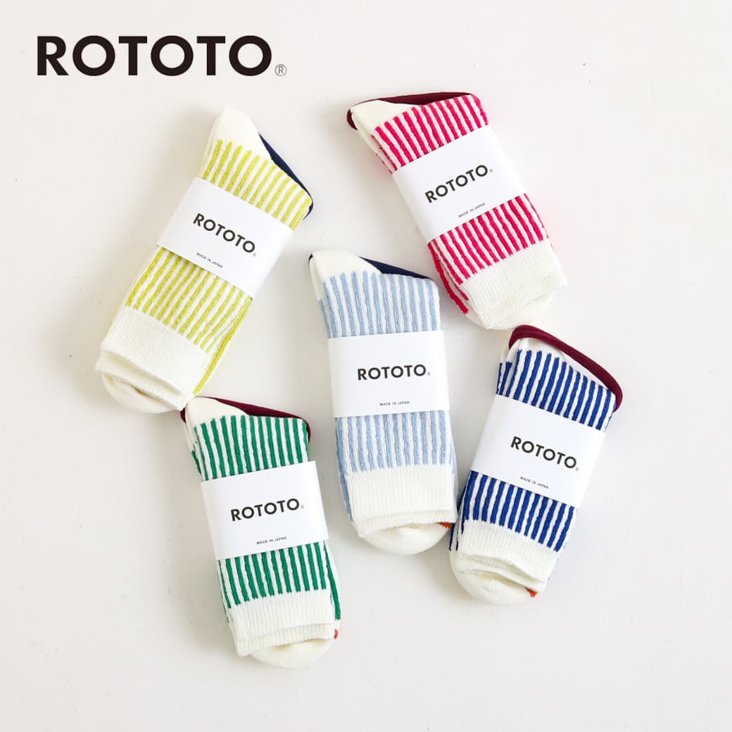 TOOページ ROTOTO ロトト バーチカル ストライプソックス｜BORN FREE ONLINE SHOP