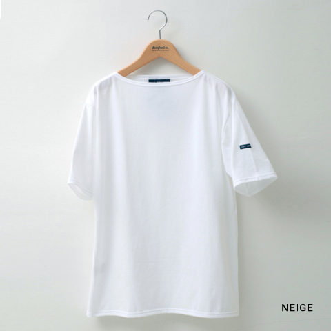 T3 セントジェームス ホワイト ピリアック Tシャツ SAINT JAMES [PIRIAC SOLID -NEIGE-] [ps-neige] セント