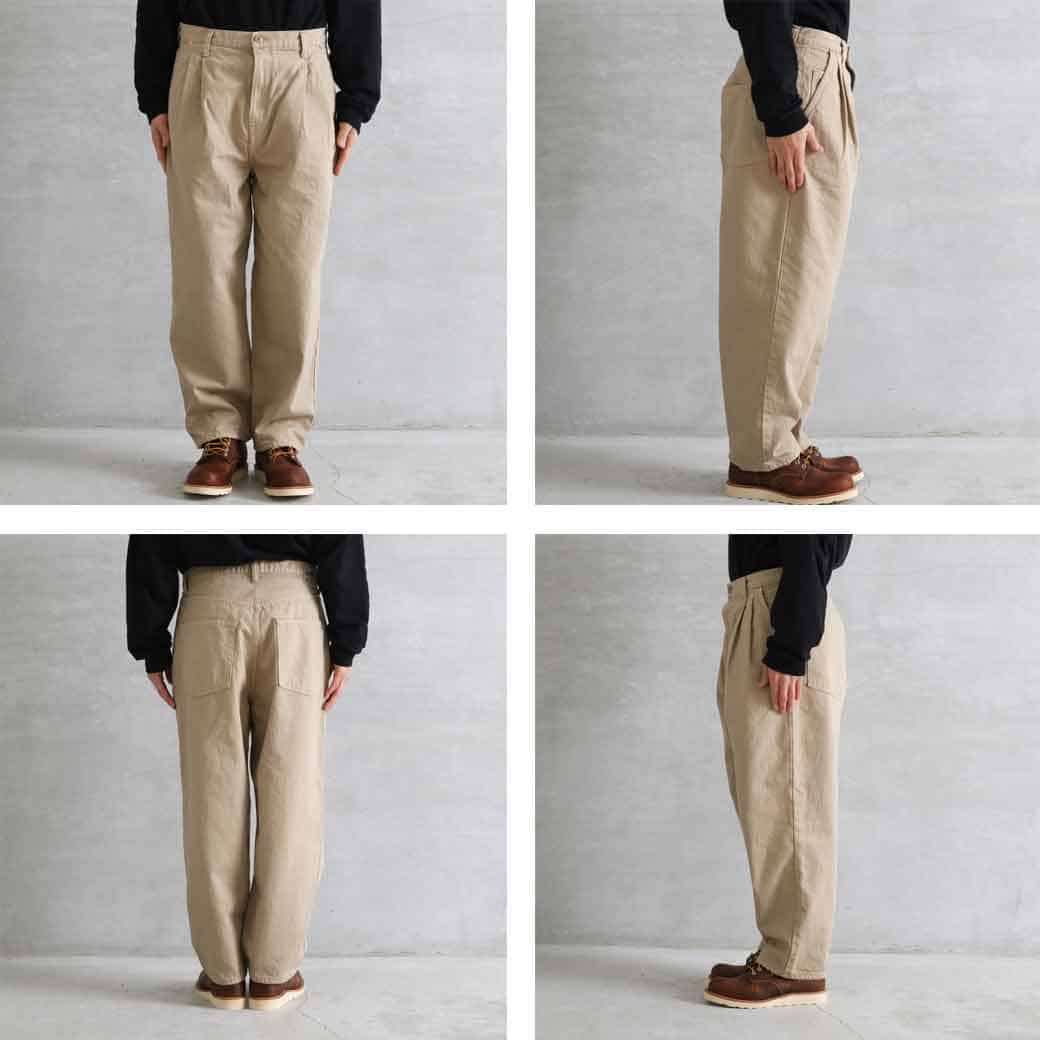 SKEWed スキュー ツータックトラウザー｜BORN FREE ONLINE SHOP