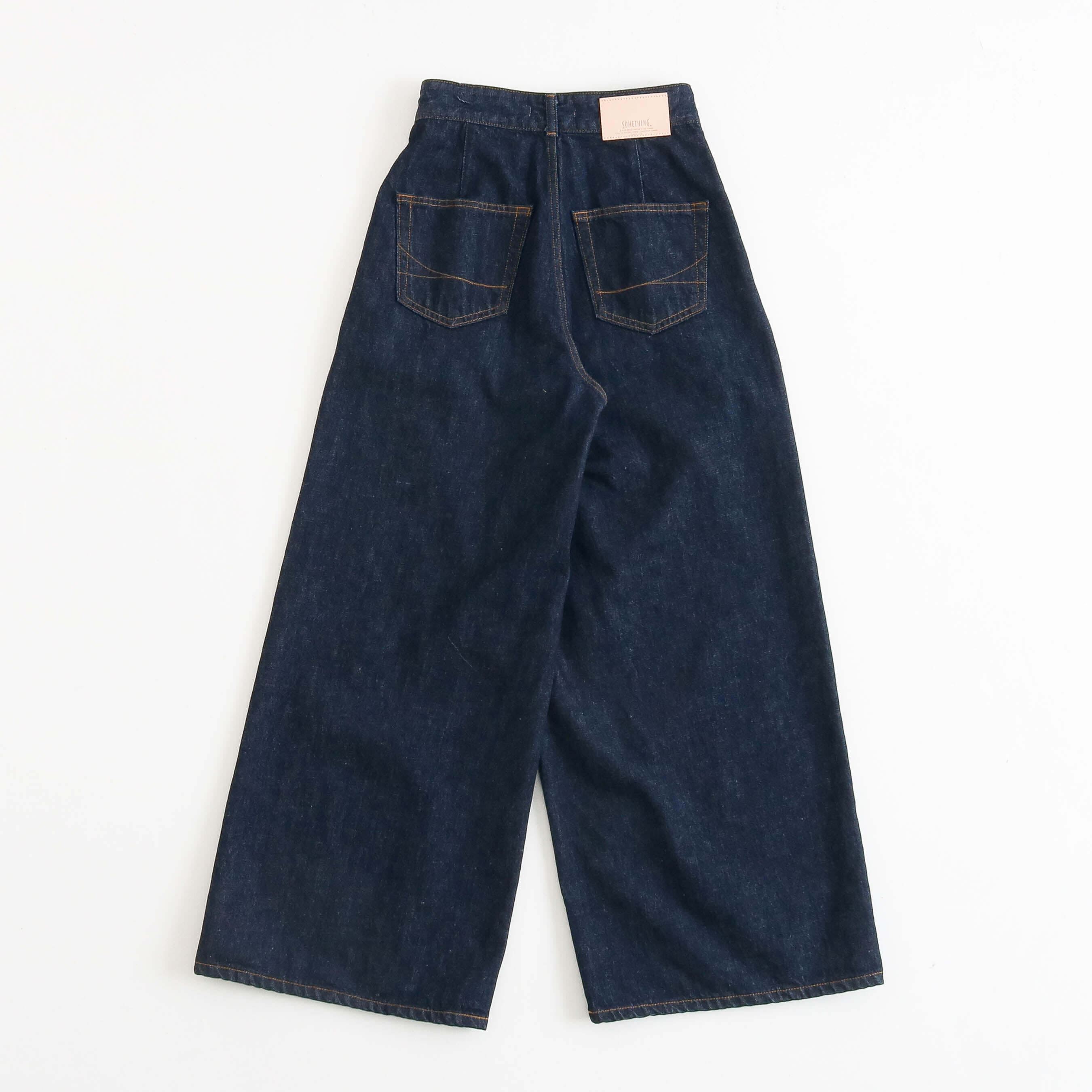 SOMETHING サムシング アトリエサムシング ラップワイドパンツ｜BORN