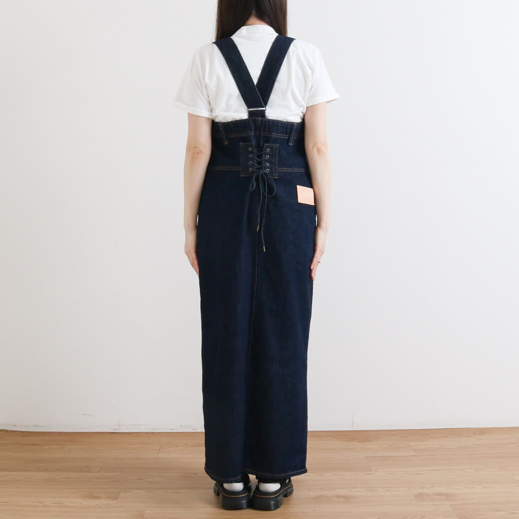 今だけ20％OFF】SOMETHING サムシング 2WAYレースアップサロペット