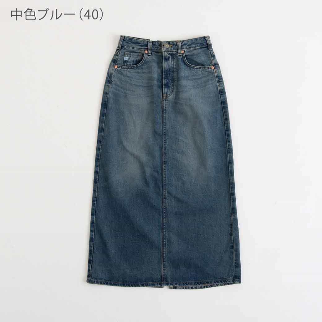 新品 ★ブルーフロンセ ◎ISKO　デニムスカート　38サイズ SOMETHING サムシング ヴィンテージ ロング デニム スカート