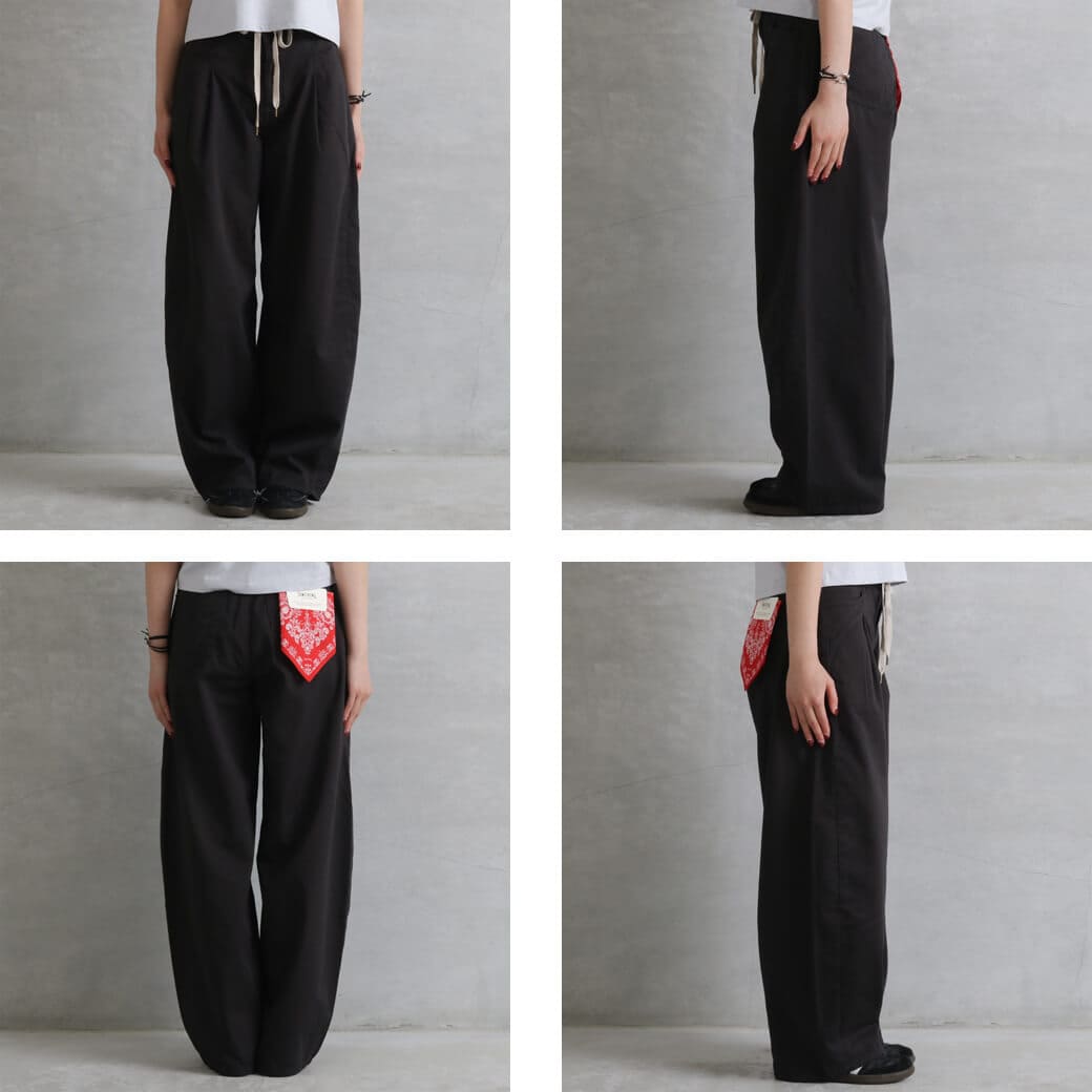 SOMETHING サムシング タックカーブデニムパンツ｜BORN FREE ONLINE SHOP