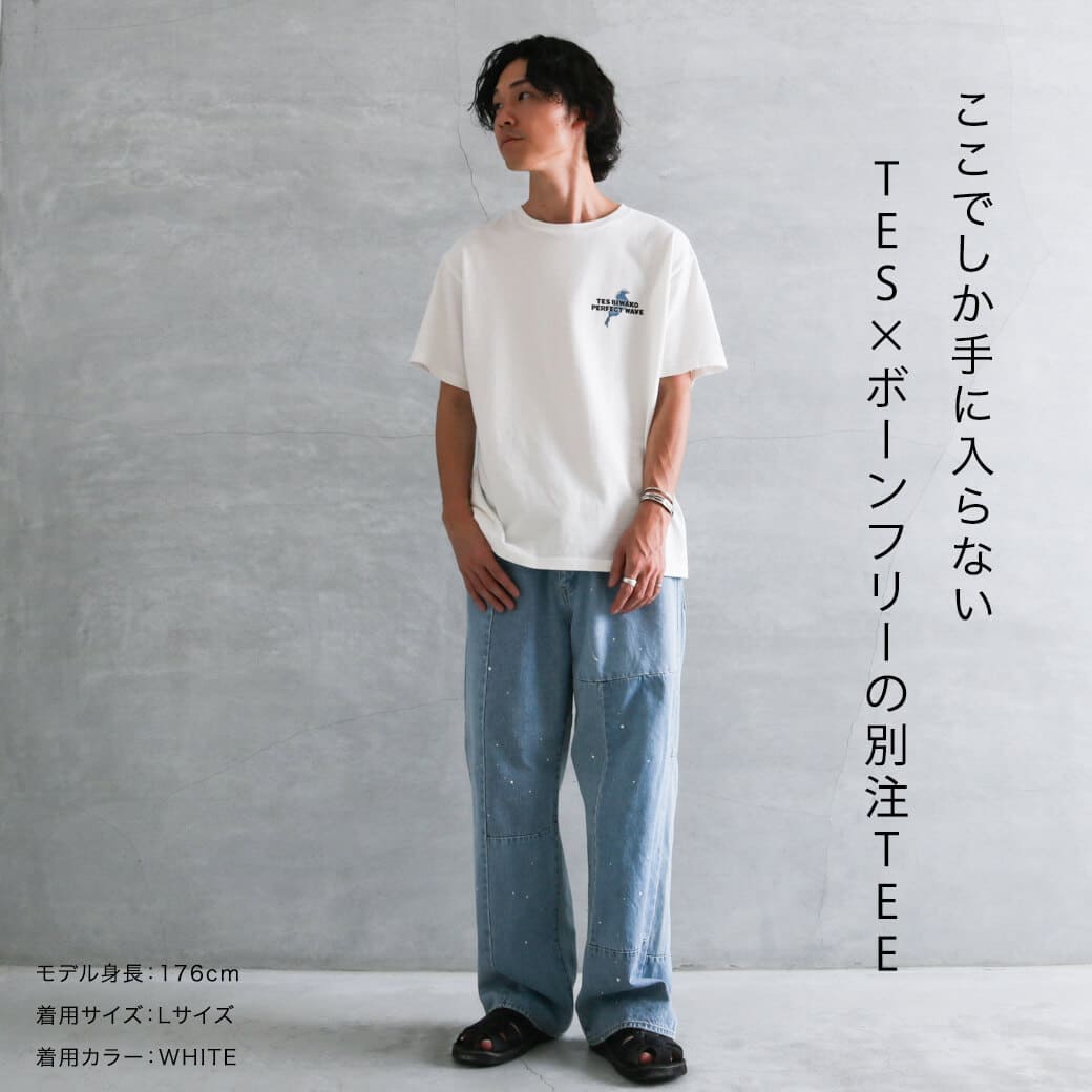 THE ENDLESS SUMMER ザ・エンドレスサマー TES BF BIWAKO TEE 白
