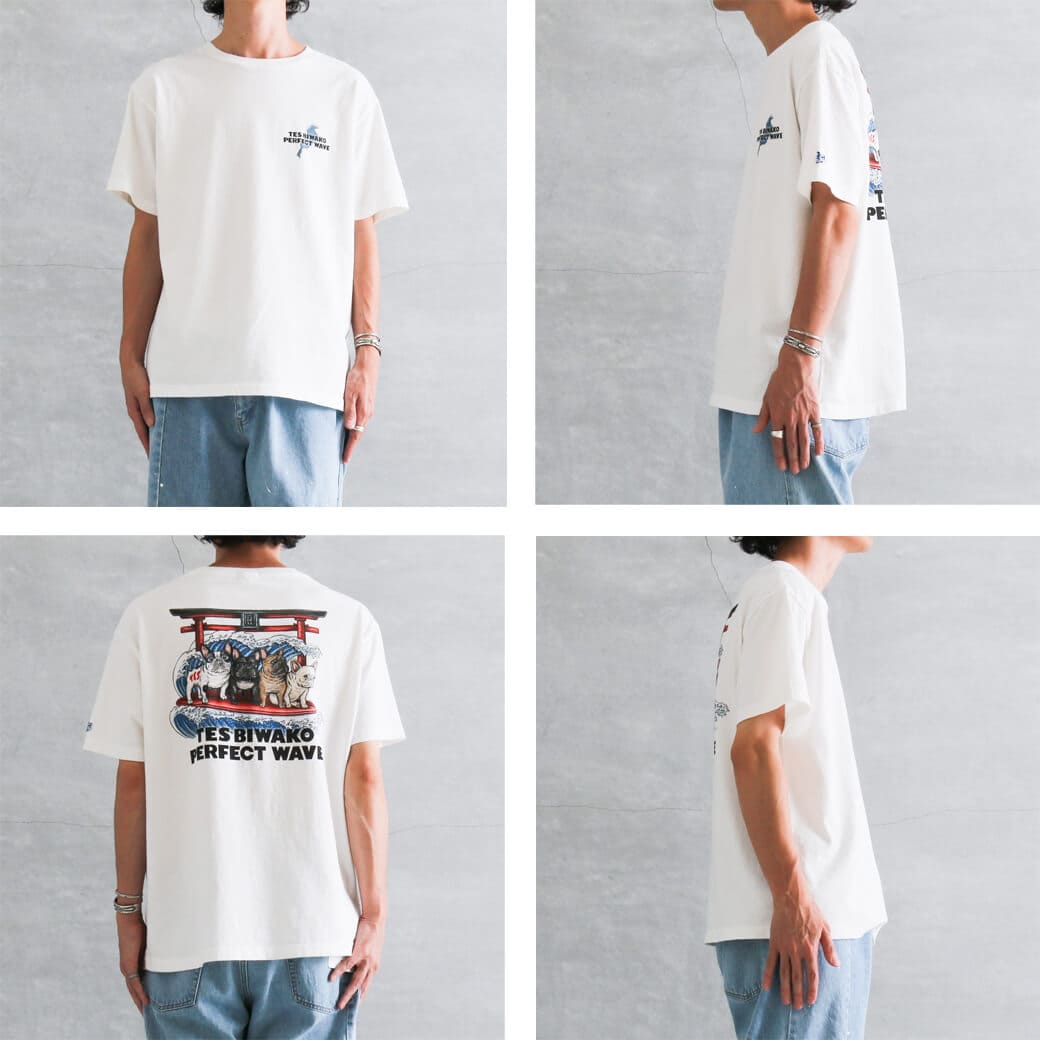 THE ENDLESS SUMMER ザ・エンドレスサマー TES BF BIWAKO TEE 白鬚神社