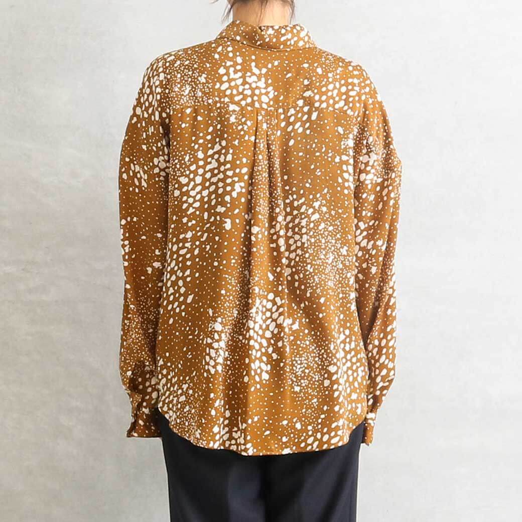 todayfulサテンシャツ TODAYFUL トゥデイフル サテンドットシャツ｜BORN FREE ONLINE SHOP