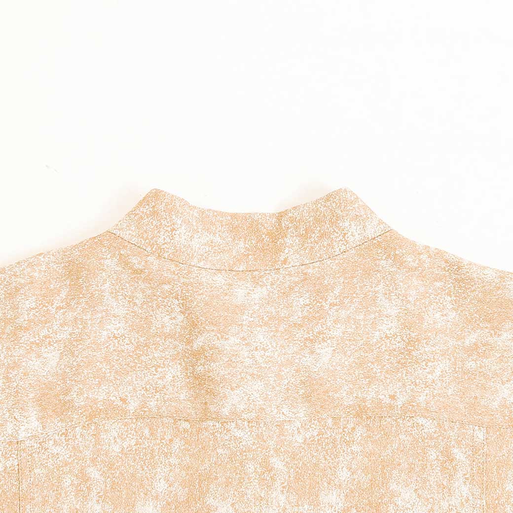 【美品】TODAYFUL◆スタンドカラーマーブルシャツ◆ナチュラル◆ TODAYFUL トゥデイフル スタンドカラーマーブルシャツ｜BORN FREE