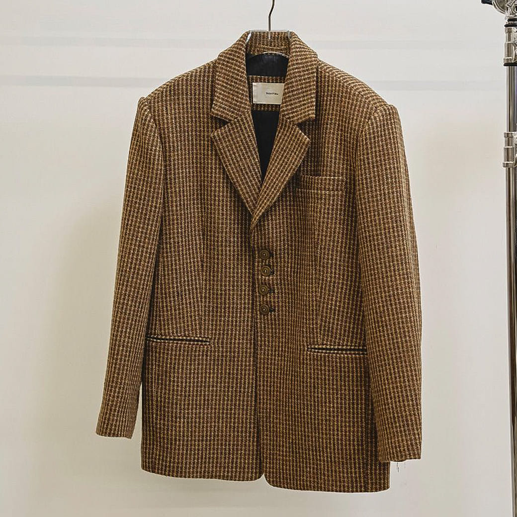 新品タグ付 TODAYFUL トゥデイフル★ ウール100 チェックジャケット TODAYFUL/トゥデイフル】ウール100チェックジャケット/Wool100