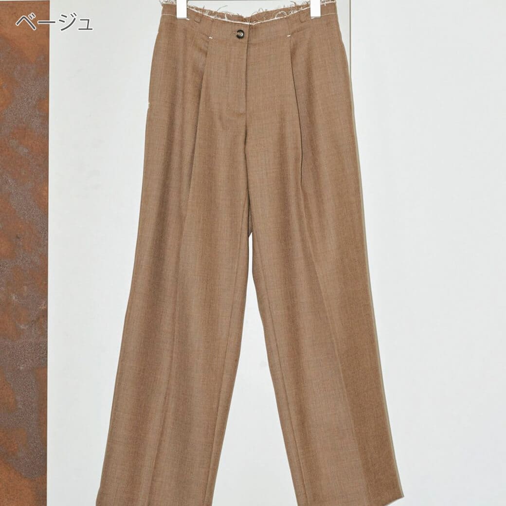 TODAYFUL トゥデイフル Lowwaist Wool Trousers｜BORN FREE ONLINE SHOP