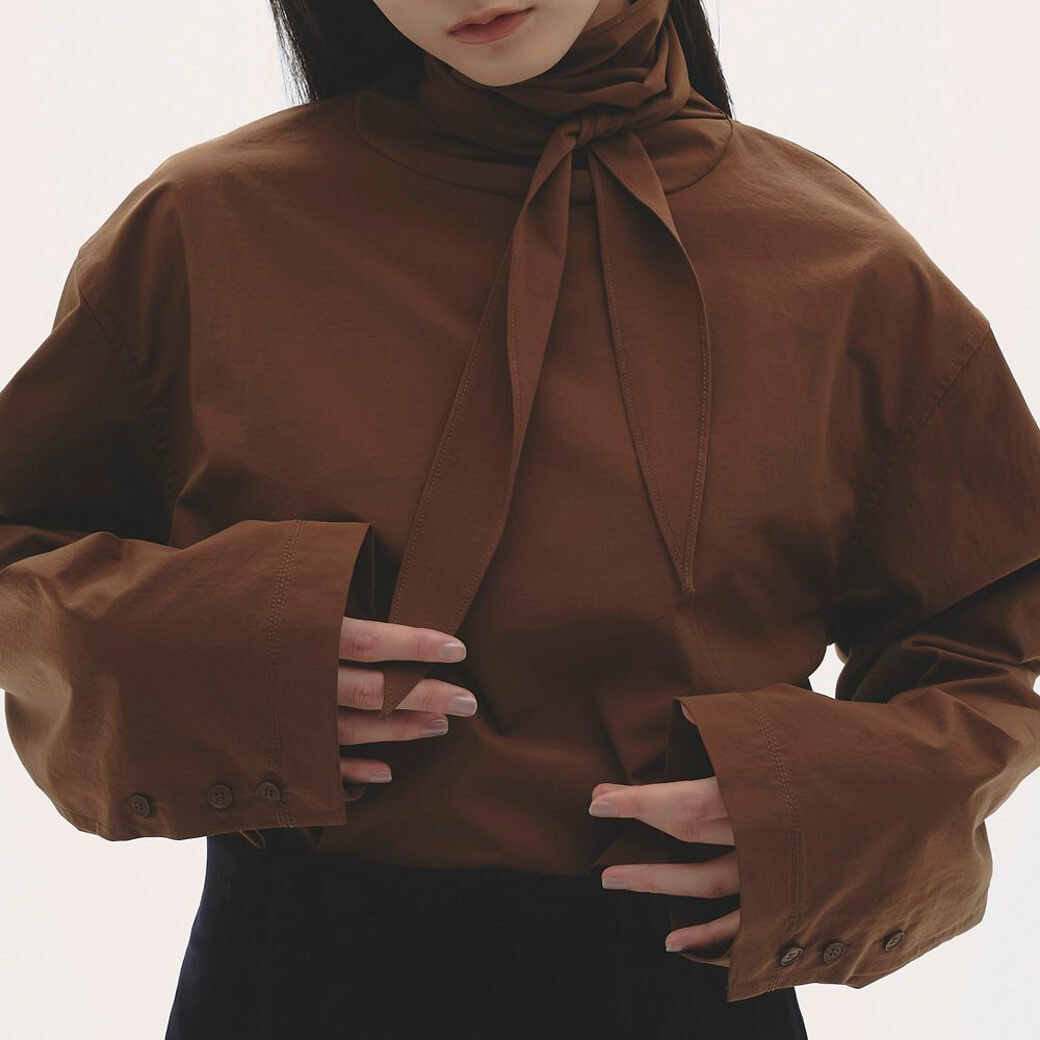 TODAYFUL トゥデイフル ラウンドヘム タイブラウス｜BORN FREE ONLINE SHOP