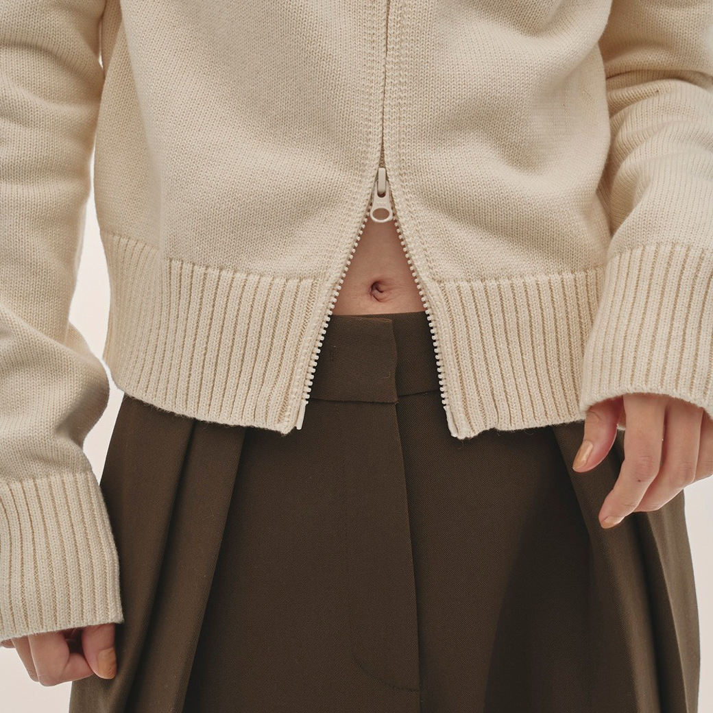 TODAYFUL トゥデイフル コンパクト ジップ ニット｜BORN FREE ONLINE SHOP