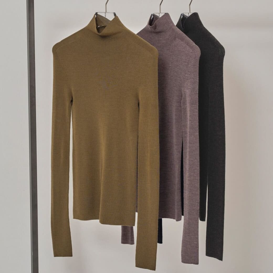 TODAYFUL トゥデイフル メリノウール 100％ シームレス ニット