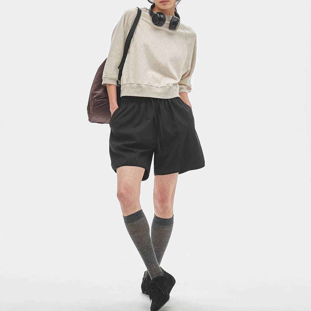 トップス todayful Halfsleeve Twill Pullover TODAYFUL トゥデイフル ハーフスリーブスウェットプルオーバー