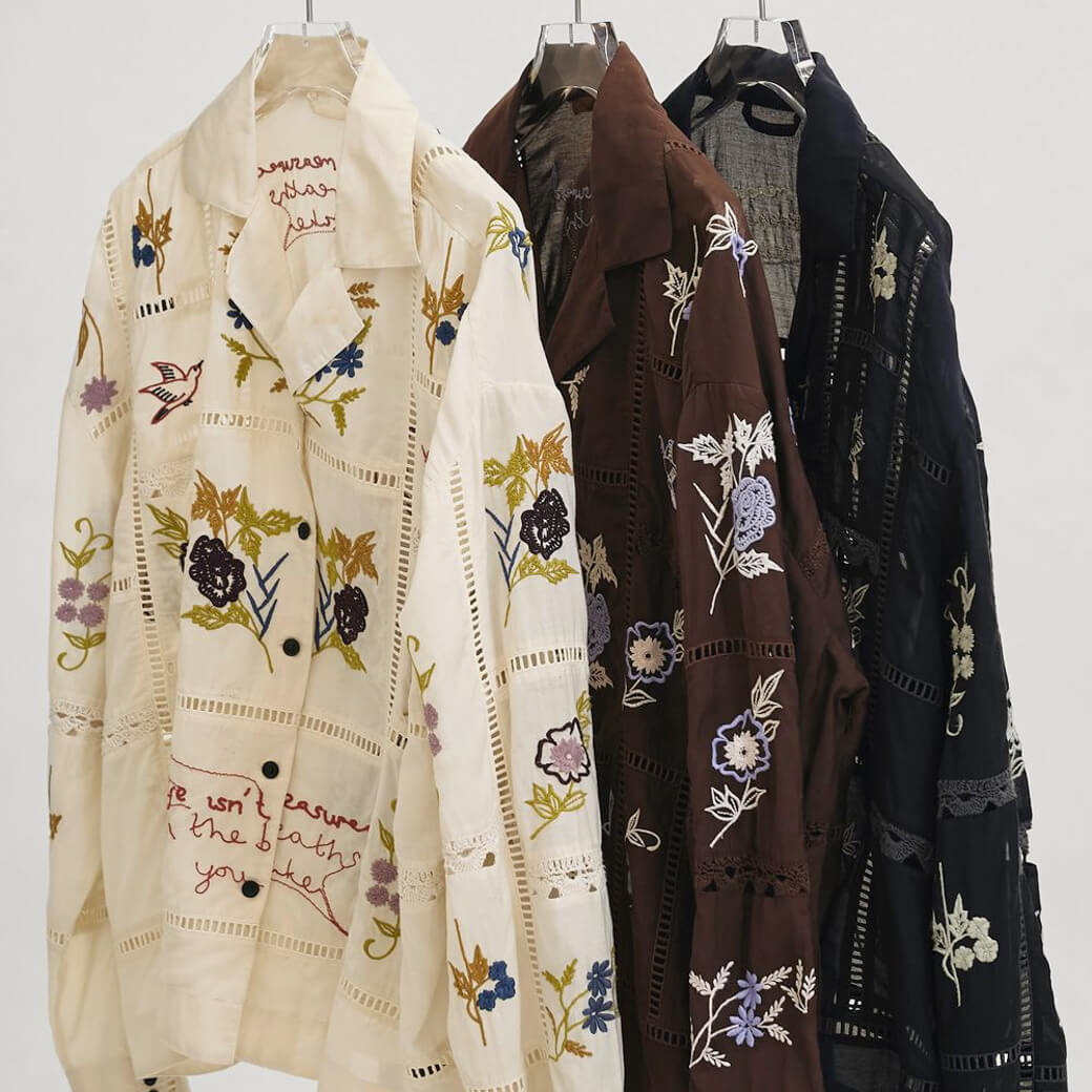 TODAYFUL トゥデイフル  エンブロイダリー パッチワーク シャツ