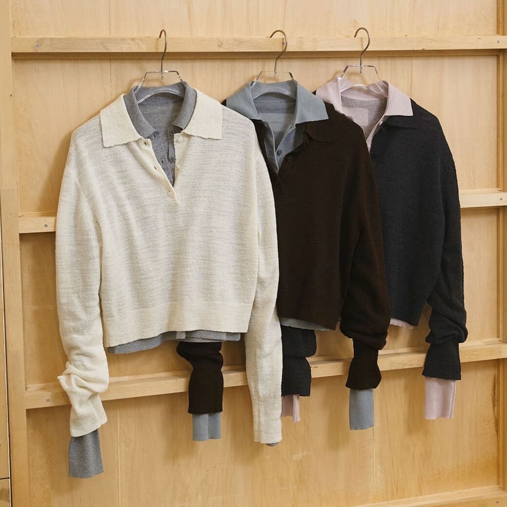 TODAYFUL トゥデイフル レイヤードポロニット