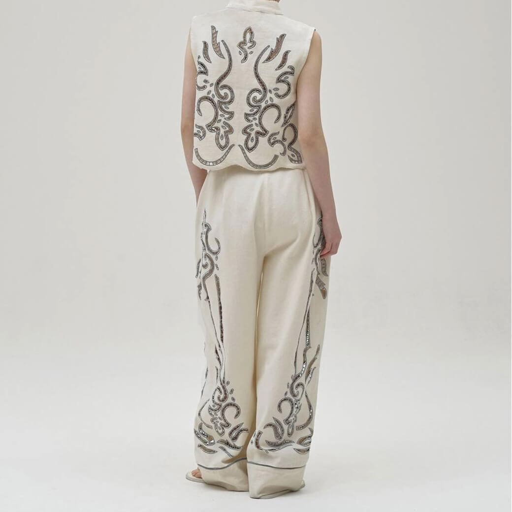 TODAYFUL トゥデイフル カットレース ツイルパンツ｜BORN FREE ONLINE SHOP