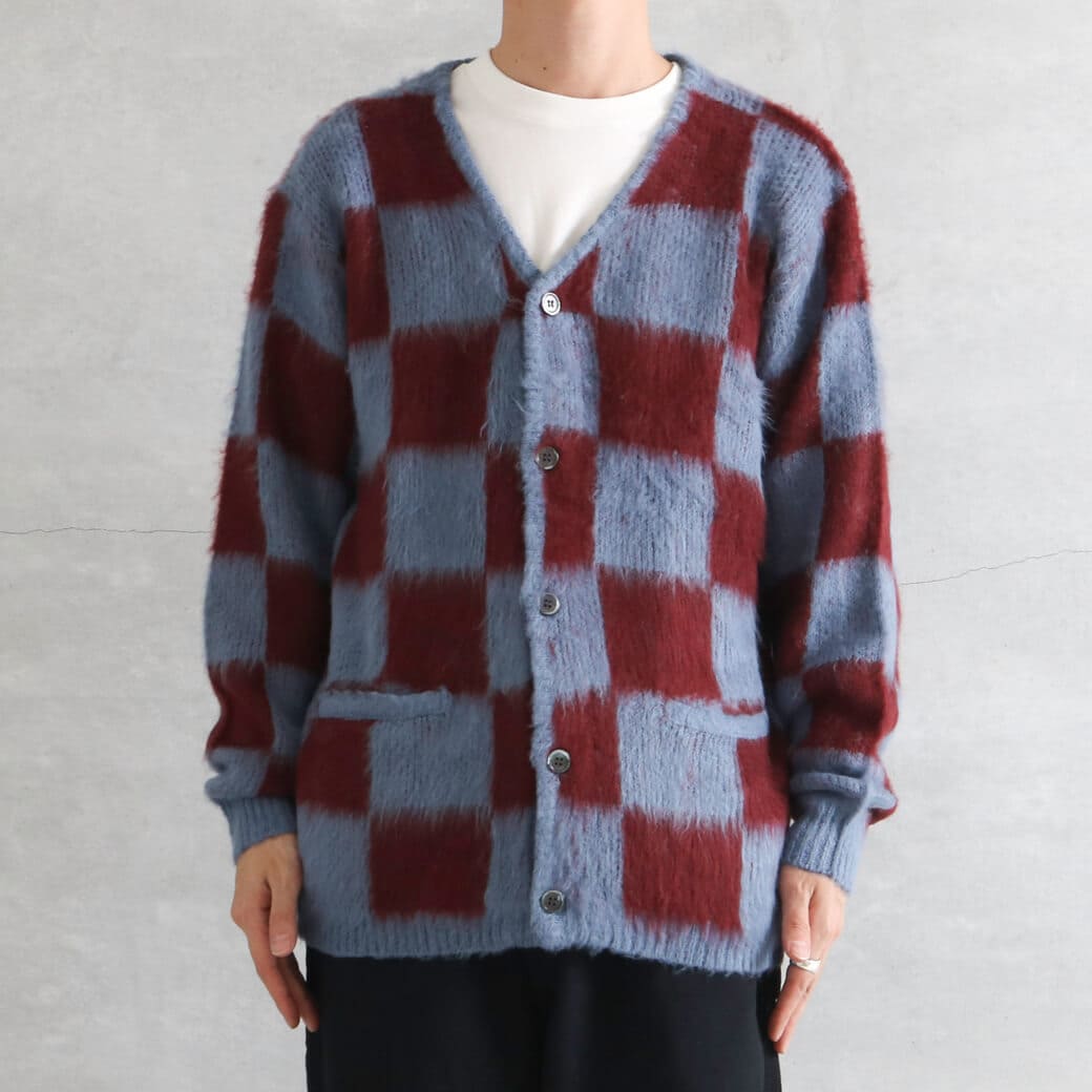 UNIVERD72 ユニバード72 モヘアタッチ起毛カーディガン｜BORN FREE