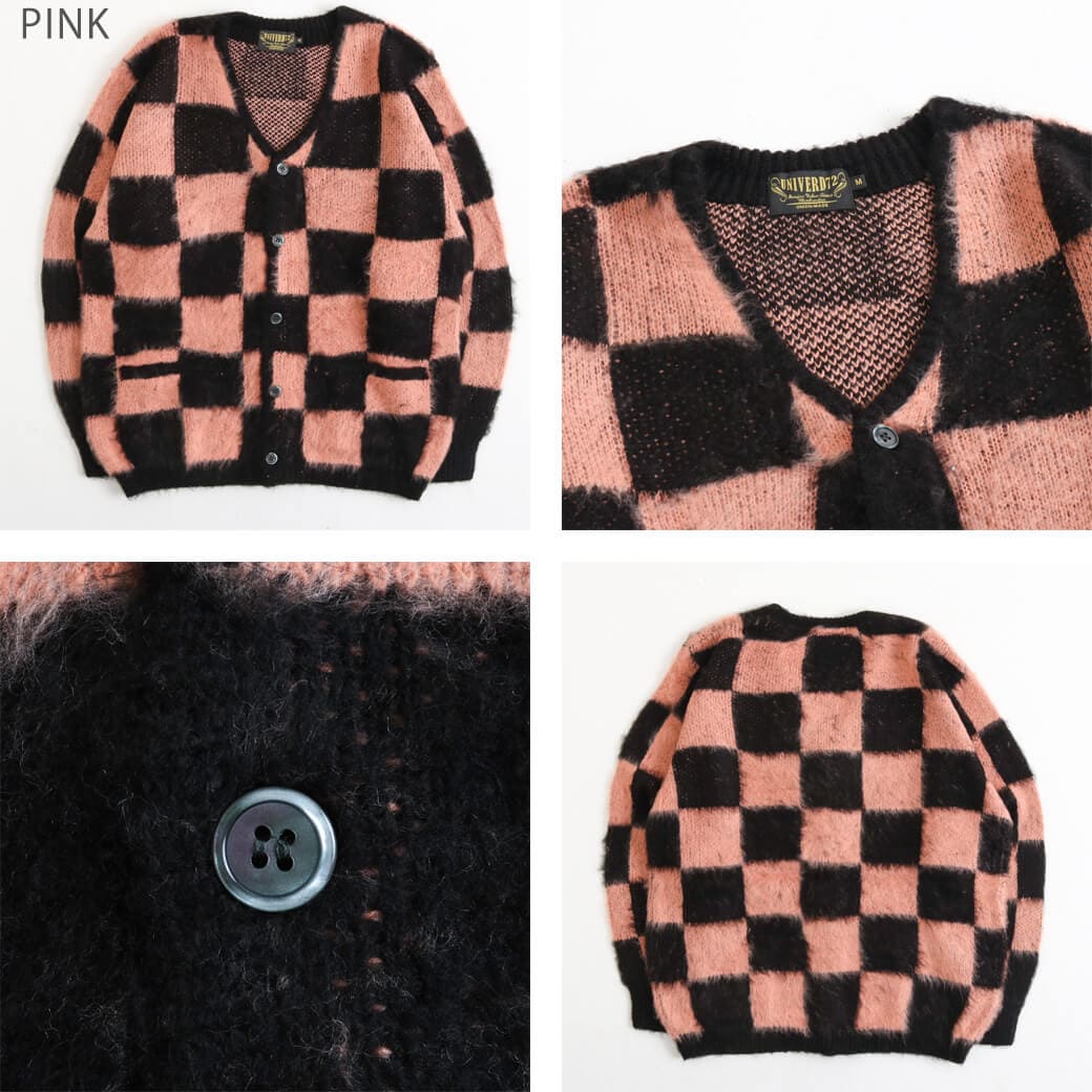 UNIVERD72 ユニバード72 モヘアタッチ起毛カーディガン｜BORN FREE