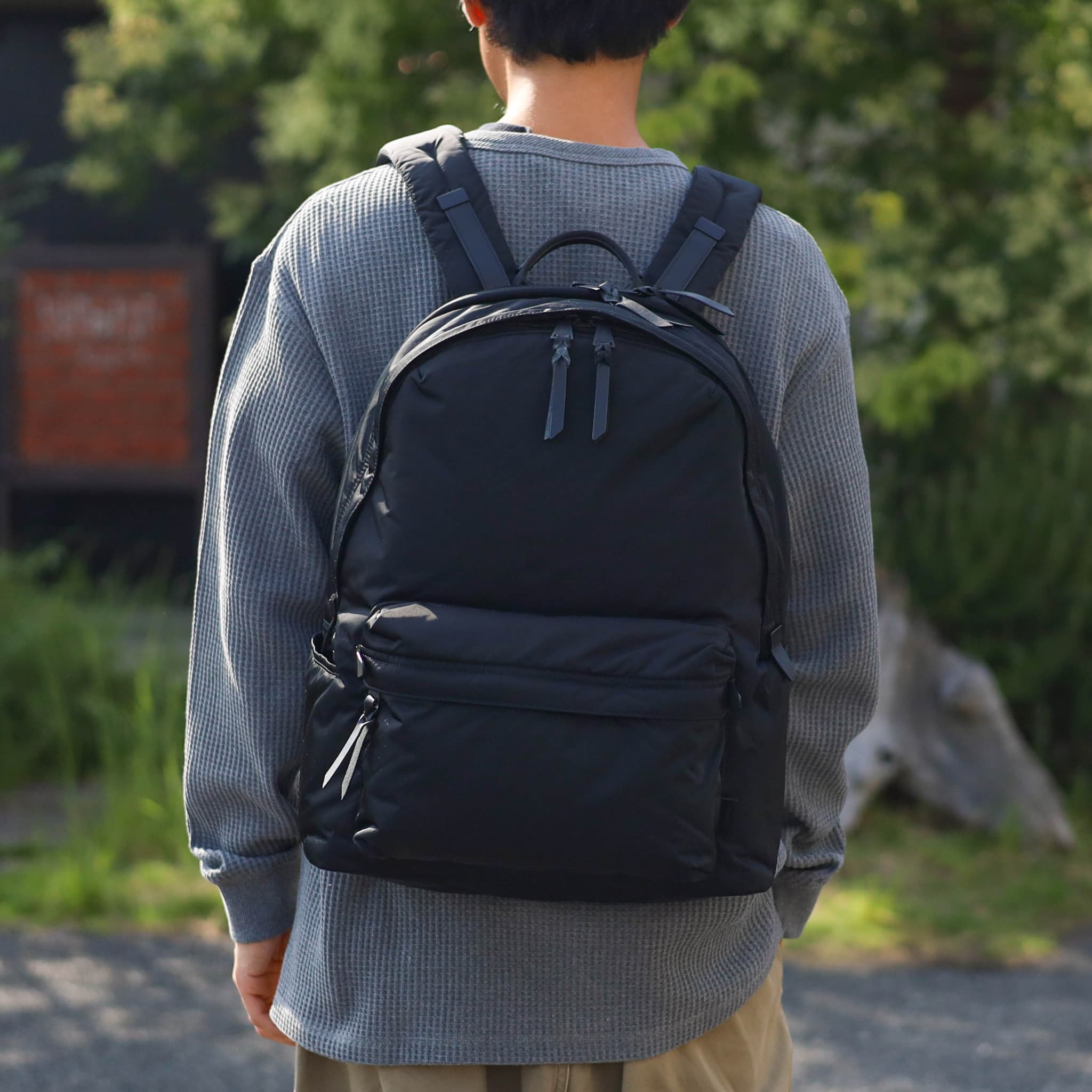ダンビル ブラックナイロンバックパック 75129_UBB6028KBMBLK_ORIGINAL_L