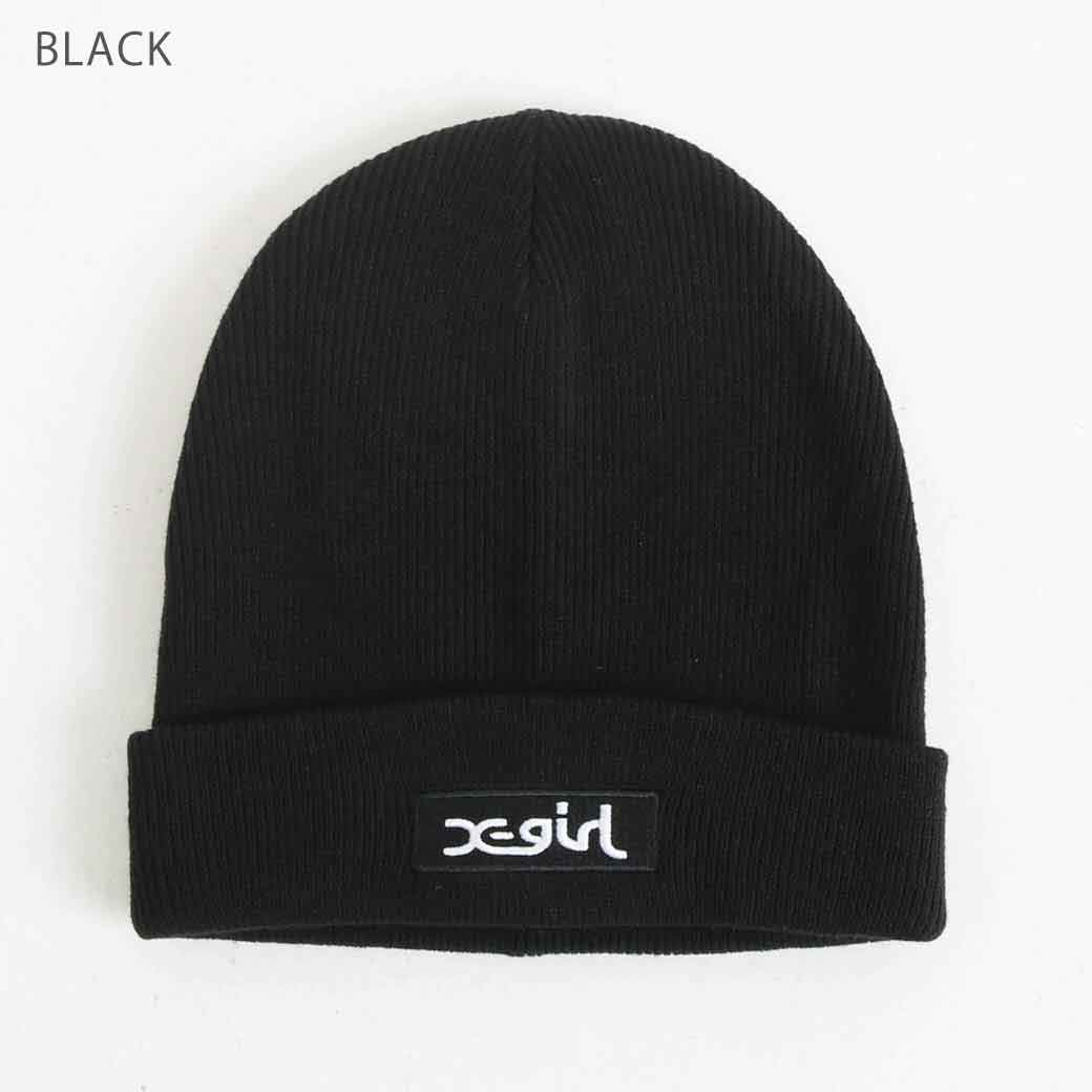 X-girl エックスガール BOX LOGO KNIT CAP｜BORN FREE ONLINE SHOP