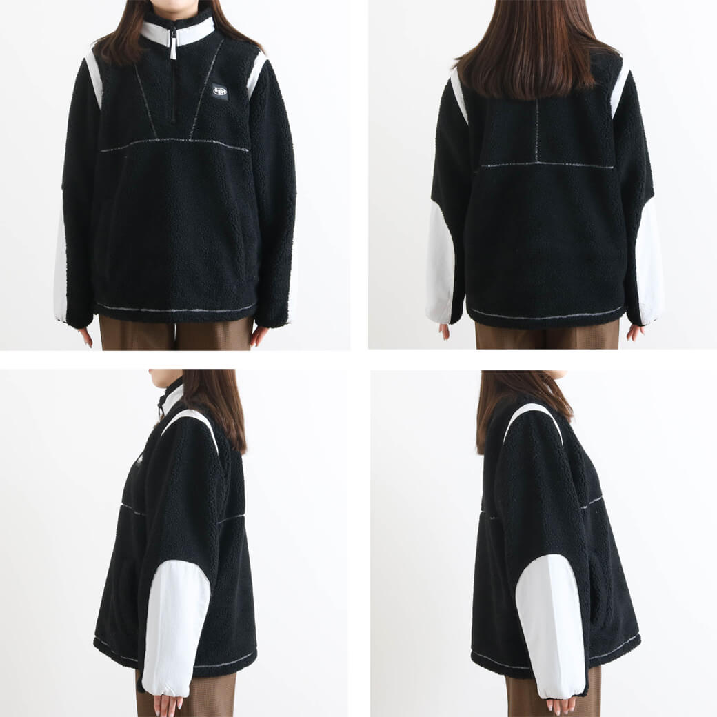 X-GIRL エックスガール　ボアフリース X-girl（エックスガール）の「REVERSIBLE BOA FLEECE JACKET