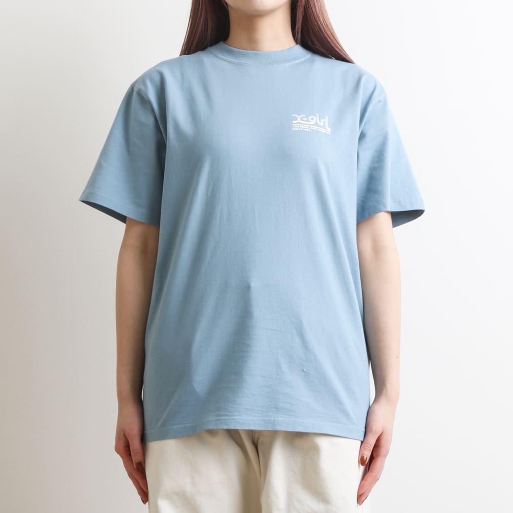 X-girl エックスガール TRIPLE MILLS LOGO S/S TEE X-girl｜BORN