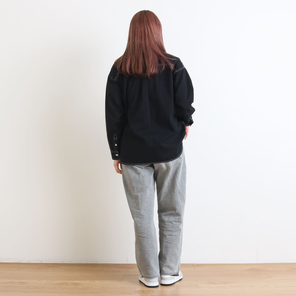 X-girl エックスガール FACE L/S SHIRT｜BORN FREE ONLINE SHOP