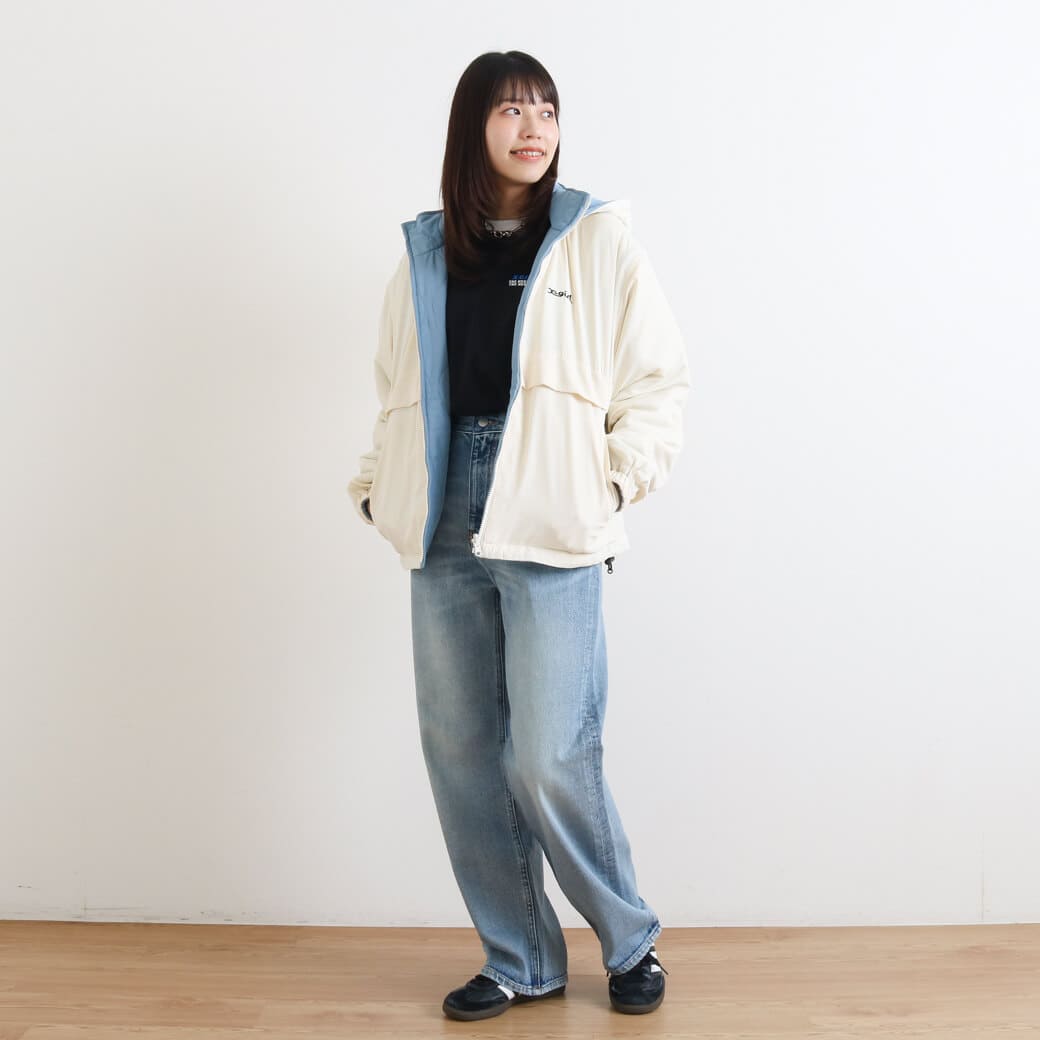 ジャケット・アウター Bristol x-girl reversible nylon jacket 105253021006-1.jpg