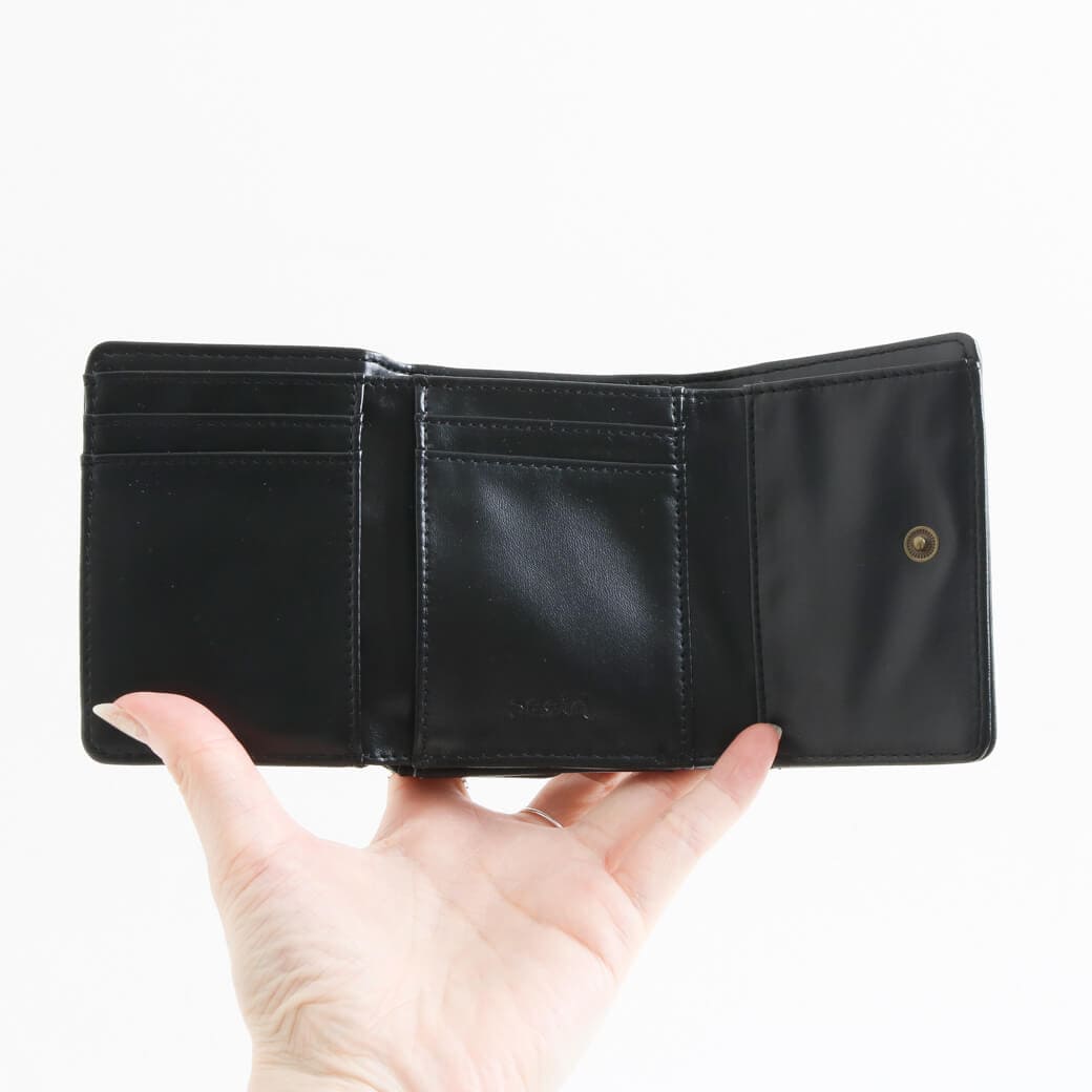 MHL ミニウォレット　ブラック MHL. 財布 TOUGH LEATHER レディース メンズ : ZOZOTOWN Yahoo
