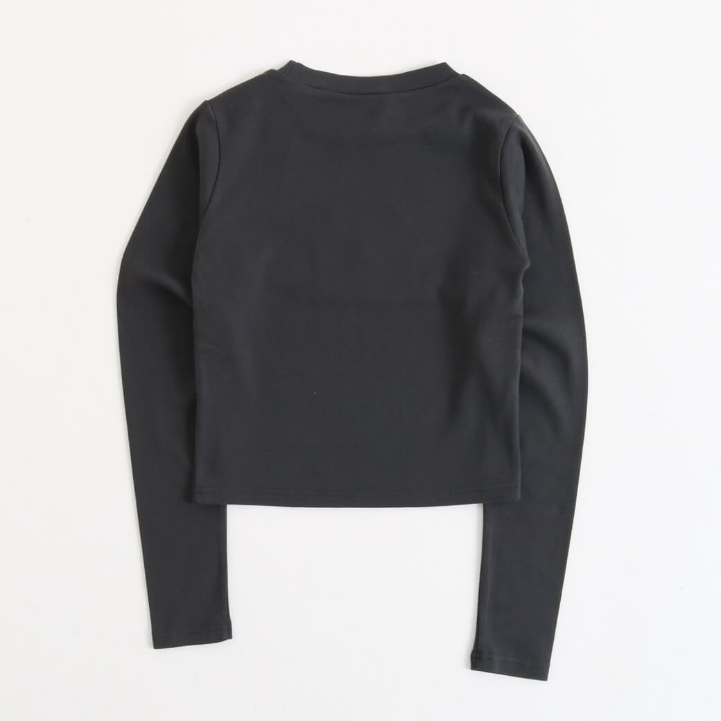 X-girl エックスガール バタフライフォームプリント ロングスリーブ