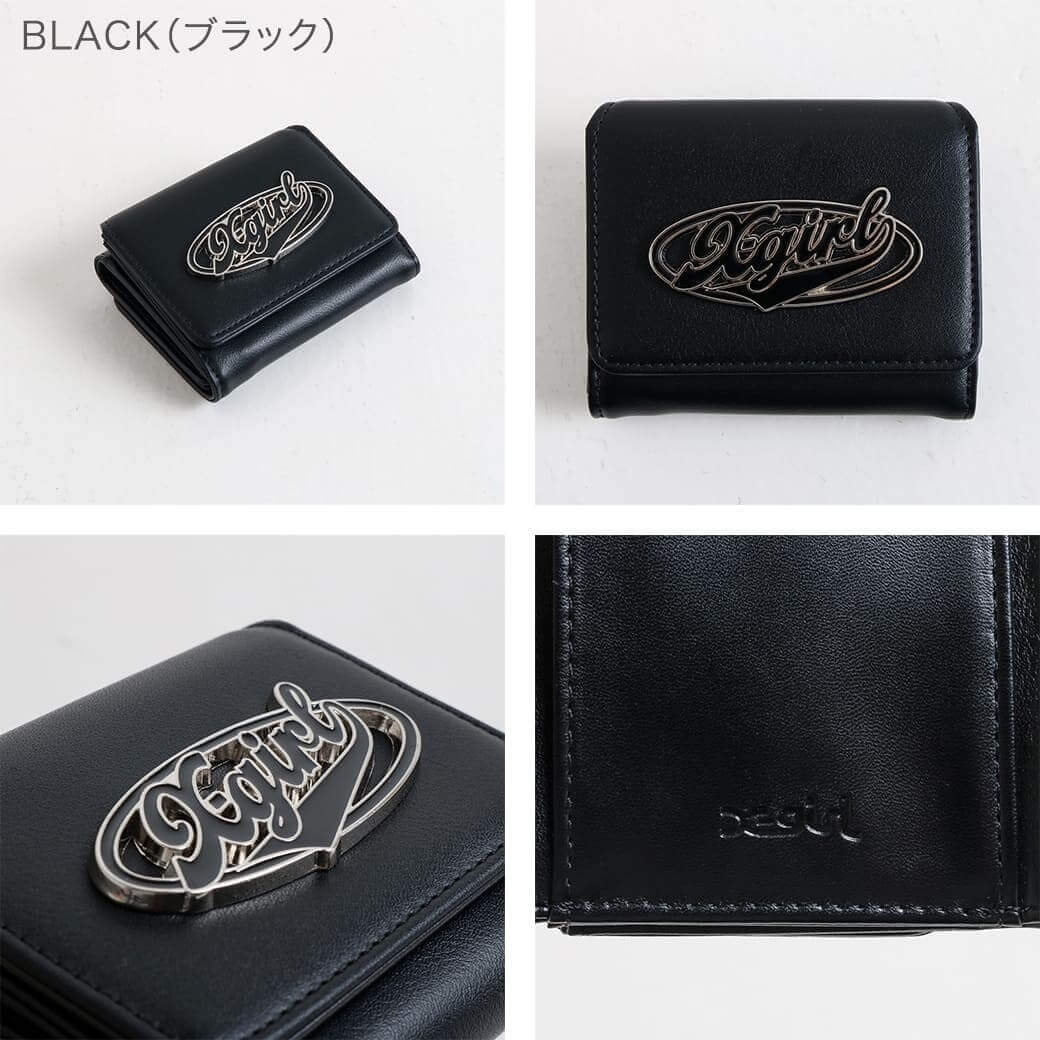 X-girl エックスガール カラー オーバル ロゴ バックル ミニ