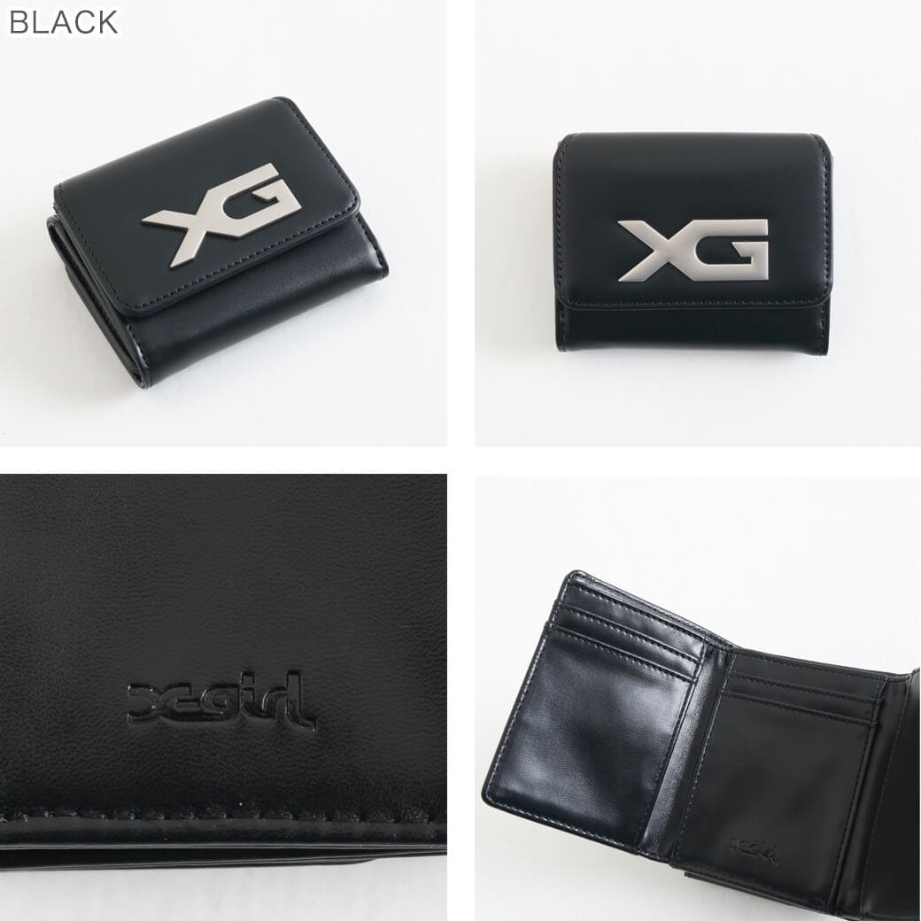 X-girl エックスガール XG エンブレム バックル フェイク レザー ミニ