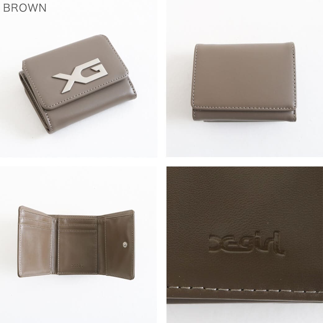 X-girl エックスガール XG エンブレム バックル フェイク レザー ミニ