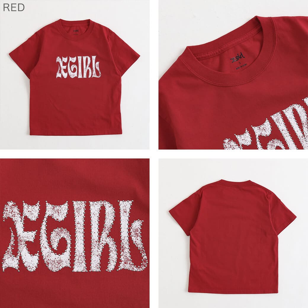 X-girl エックスガール スタディドロゴショートスリーブTシャツ｜BORN